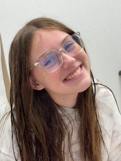 Reagan's beautiful portrait with glasses
